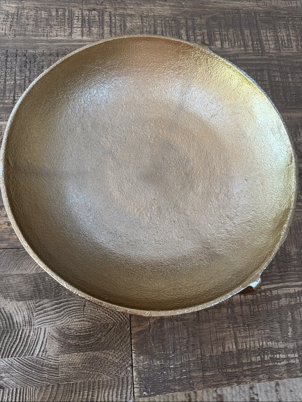 Cost Plus World Market Metallic Gold Decorative Bowl